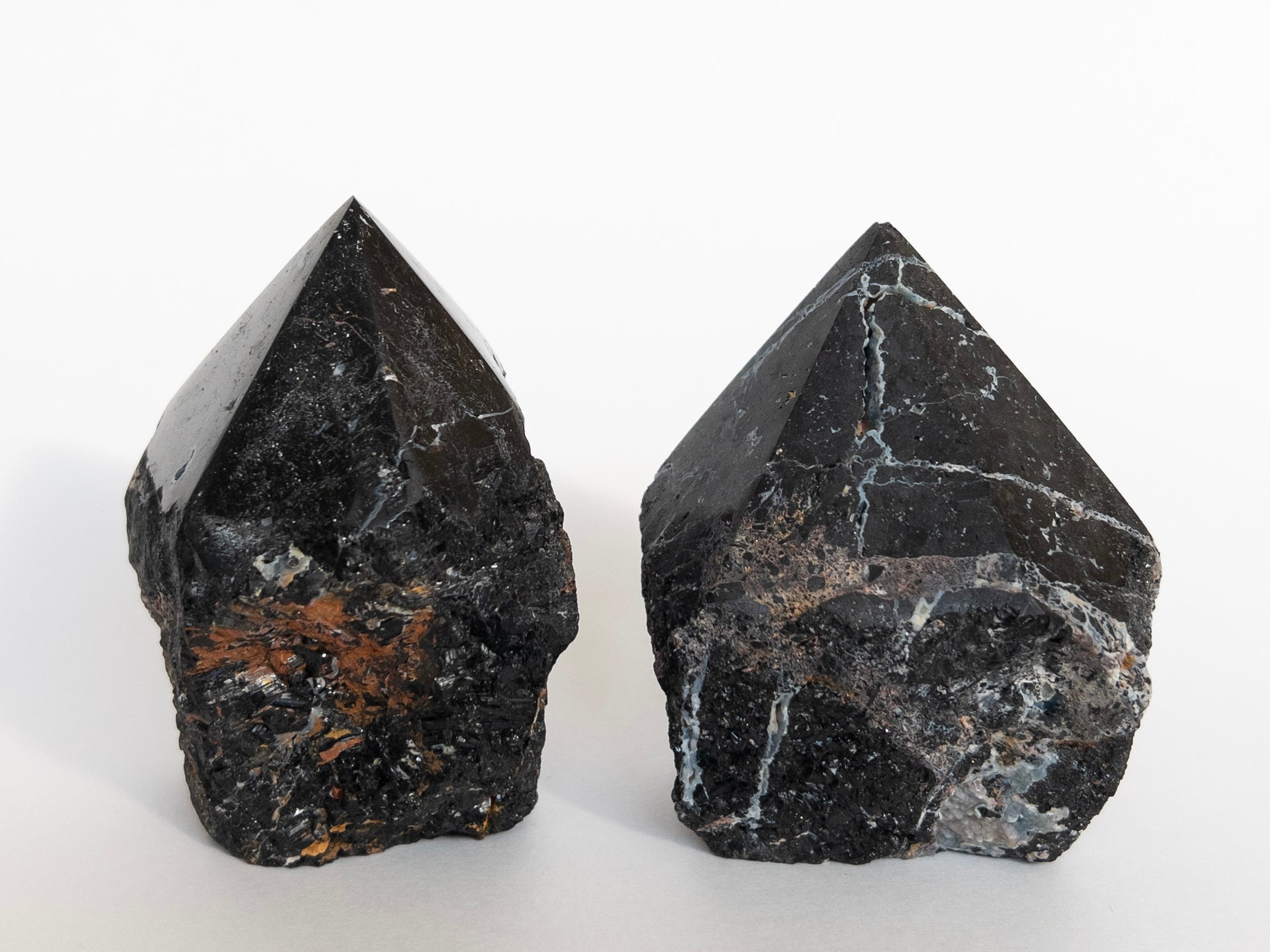 Black Tourmaline Top Polished Points - Main Image