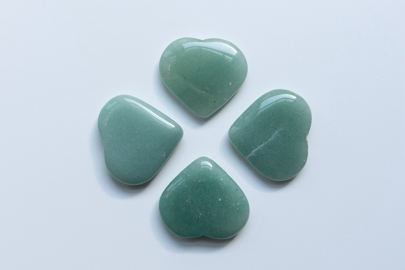 Mini Heart Carvings - Flat