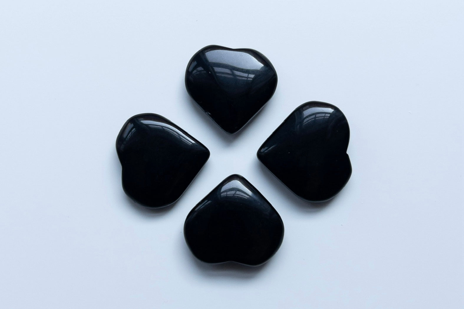 Mini Heart Carvings - Flat